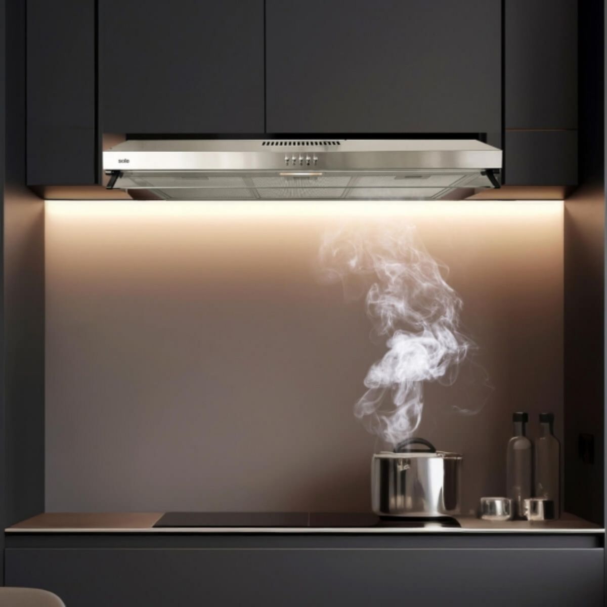 SOLE - Campana Extractora 60cm Sole Roma TURE17COV2 Inox