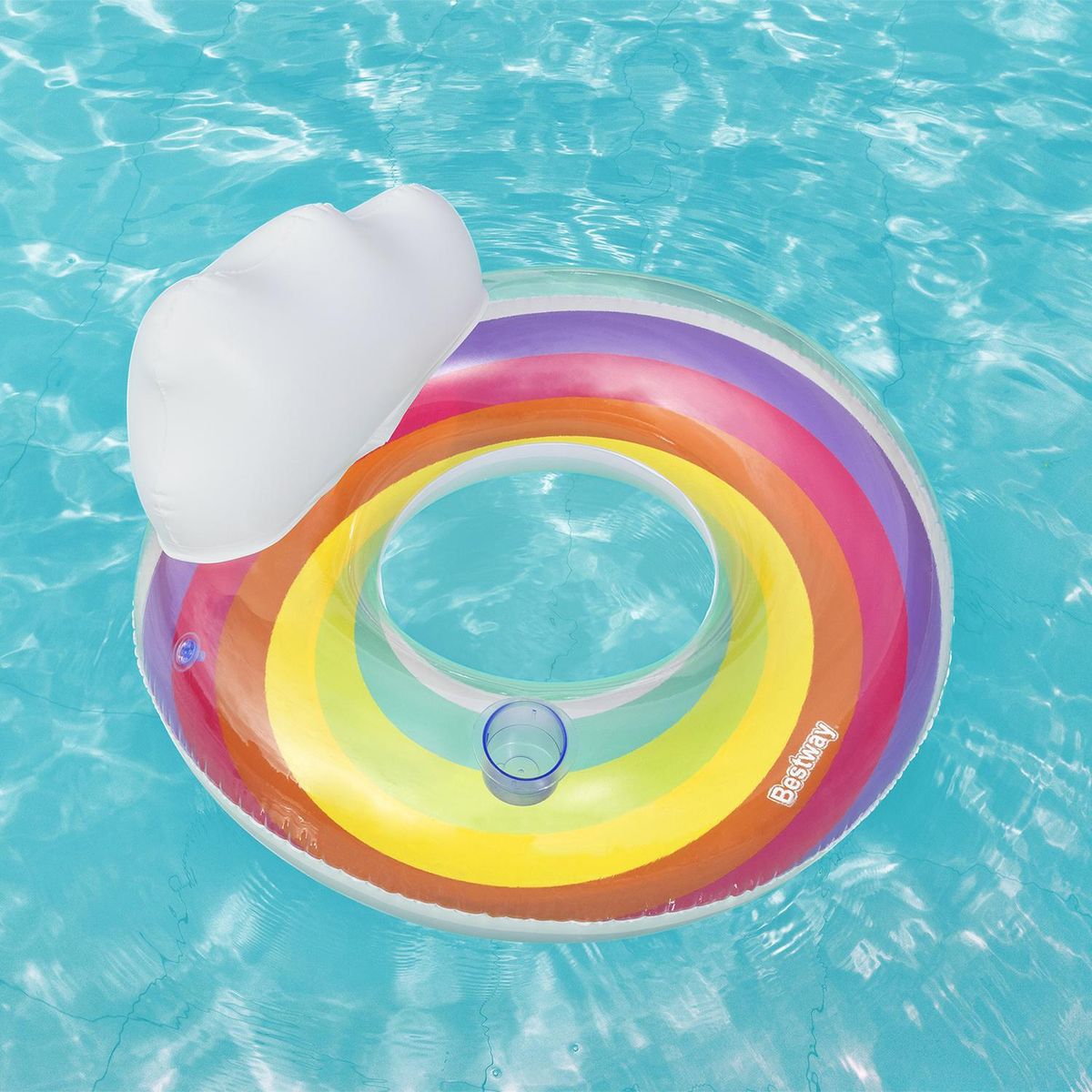 BESTWAY - Flotador para niños Aro Diseño Rainbow Dreams