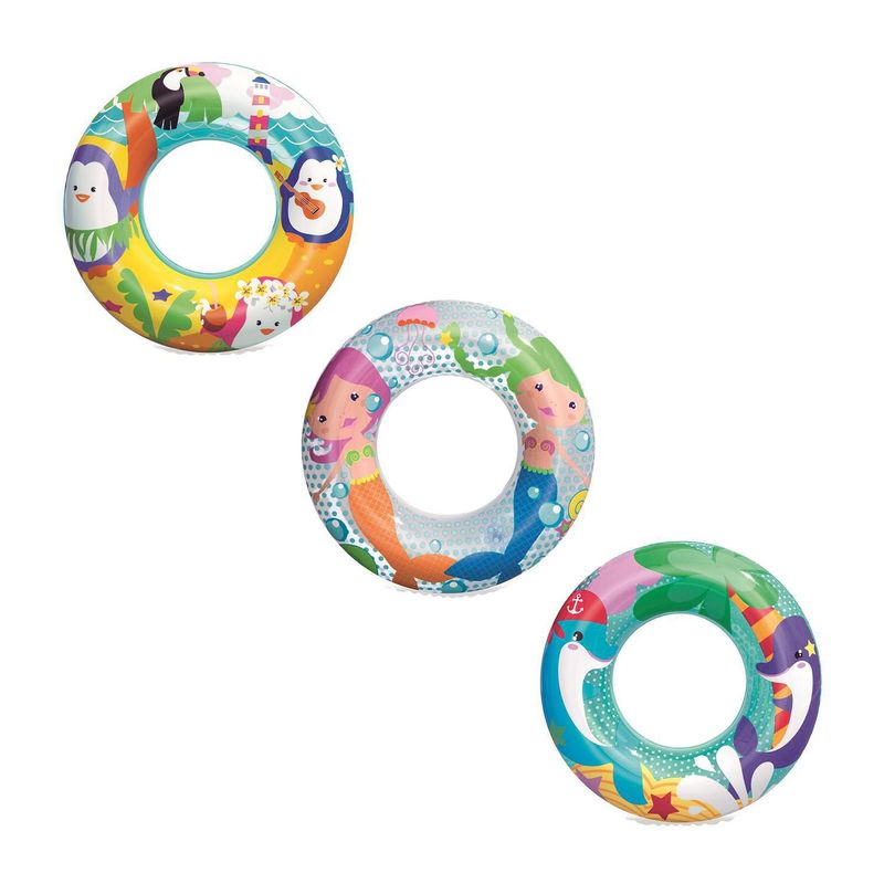 BESTWAY - Flotador para niños Aro Marino Modelos Variados