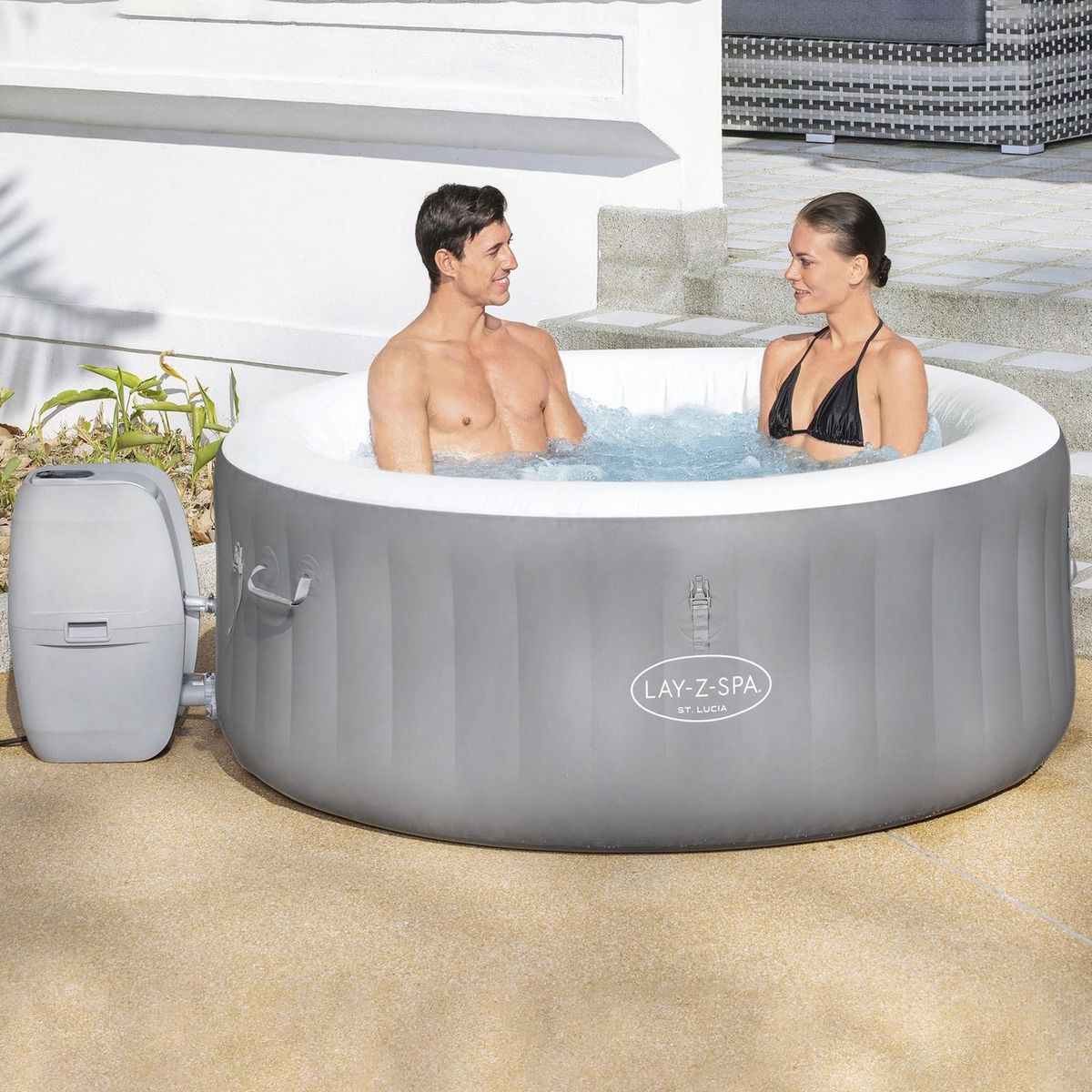 BESTWAY - Jacuzzi Lay-Z-Spa Lucia AirJet 170x66cm