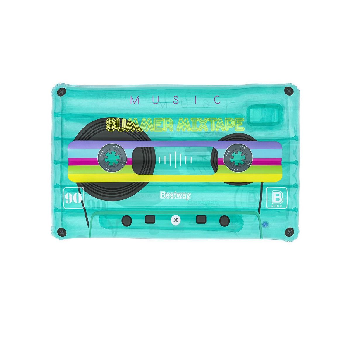 BESTWAY - Flotador Retro Beat Colores Varios 104x23x168cm