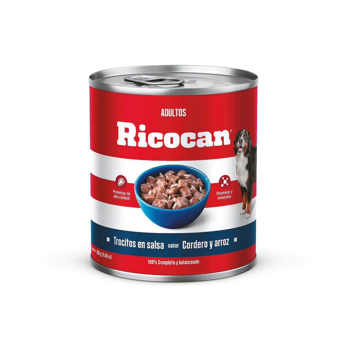 RICOCAN - Ricocan Alimento para Perros Adultos Trocitos Sabor Cordero y Arroz