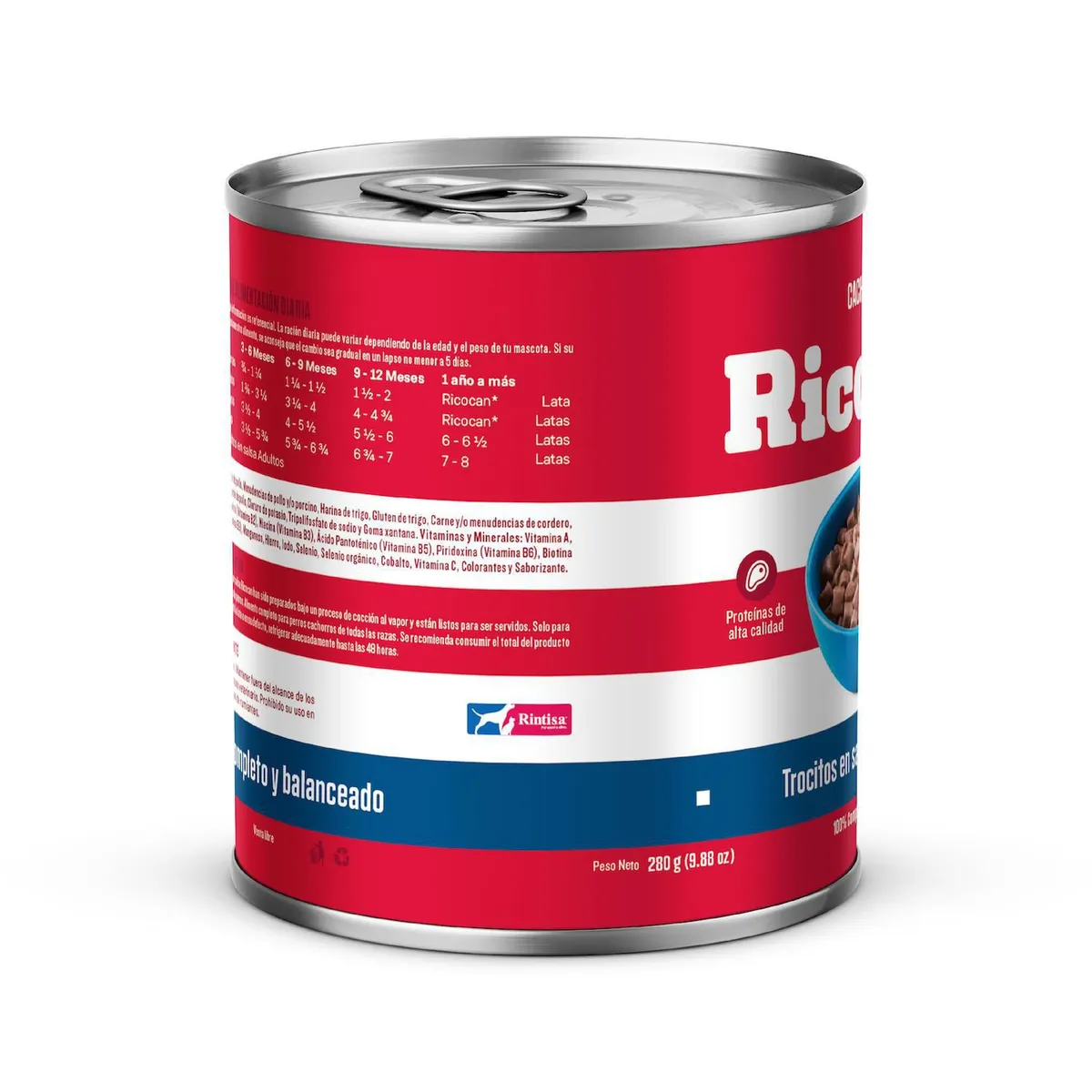 Ricocan Alimento para Cachorros Trocitos Sabor Cordero, marca RICOCAN - Foto 2