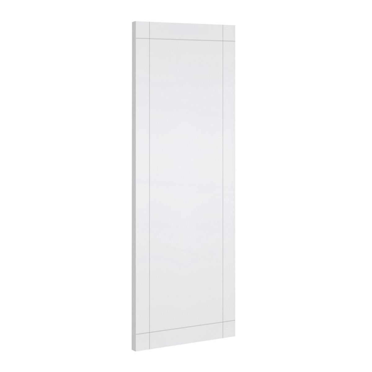 DIMFER - Puerta Interior Combo (Marco Natural) Barú 75x207cm Blanco