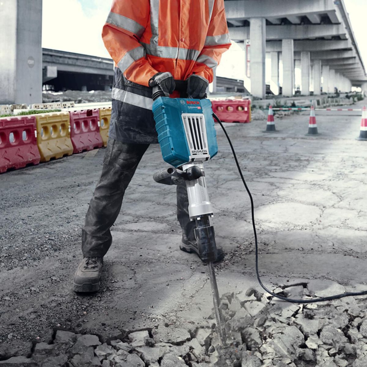 BOSCH - Cincel Hexagonal para Martillo 25x400mm Bosch