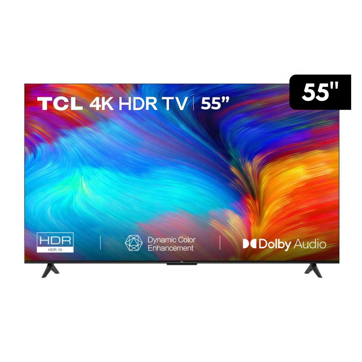 TCL - Televisor TCL 55" UHD Google TV 55P635