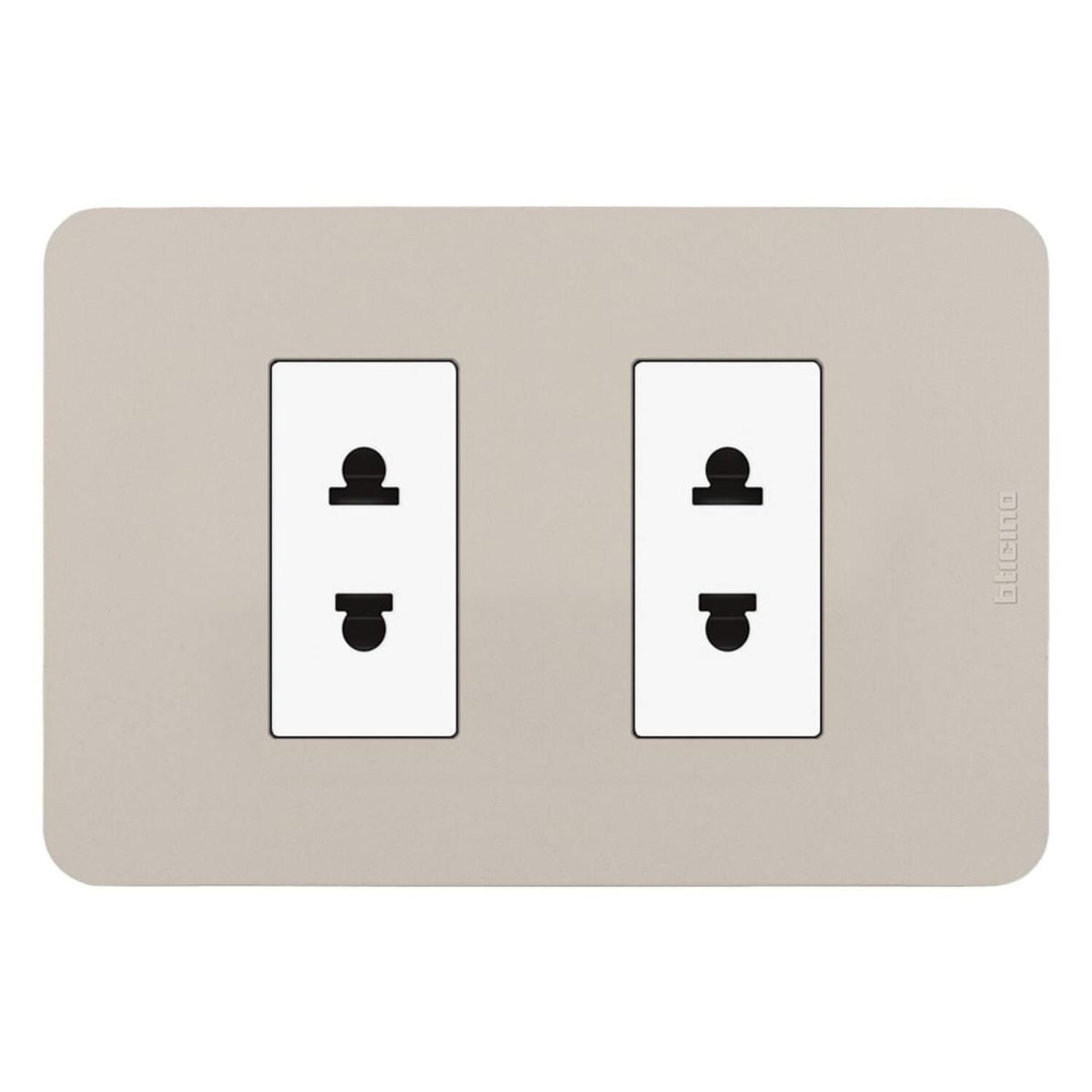 BTICINO - Tomacorriente Doble Matix GO Arena