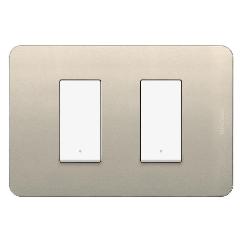 BTICINO - Interruptor Doble Bticino 3 Vias Matix GO Perla