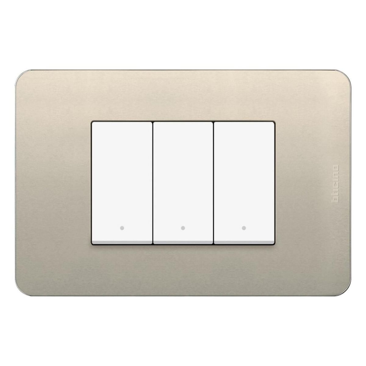 BTICINO - Interruptor Triple Matix GO Perla