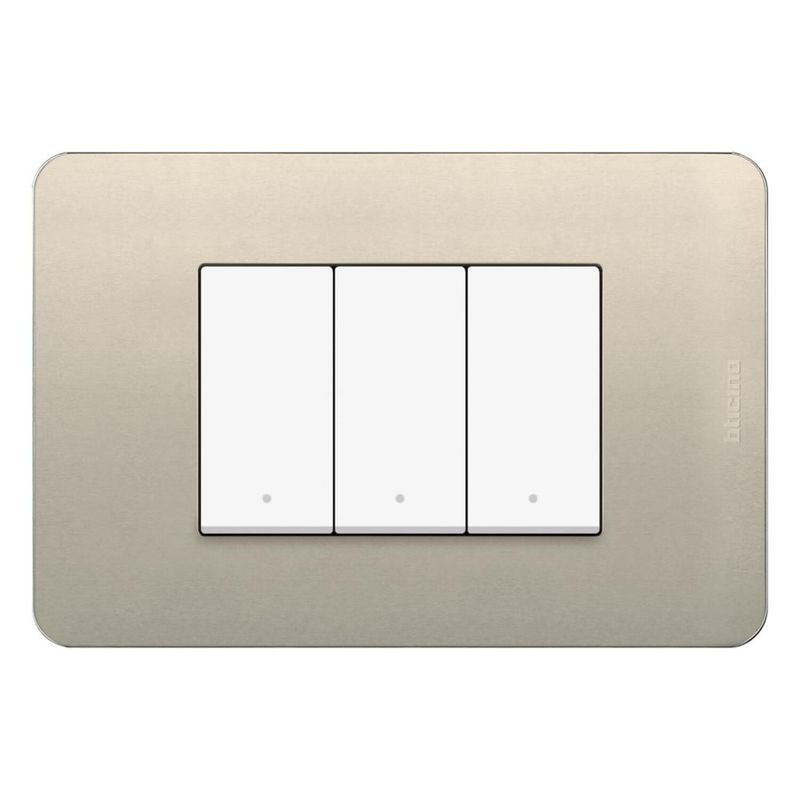 BTICINO - Interruptor Triple Bticino Matix GO Perla