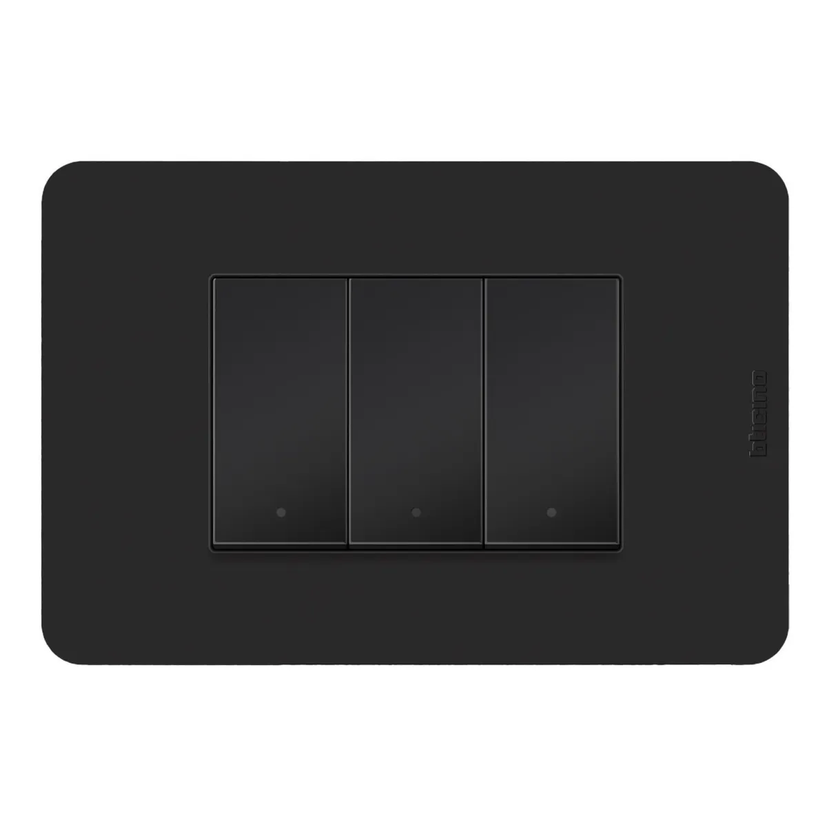 BTICINO - Interruptor Triple 3 Vias Matix GO Negro
