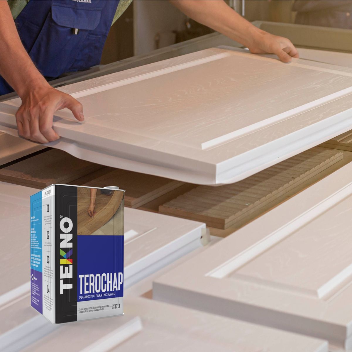 TEKNO - Adhesivo Enchape Terochap 5 gl