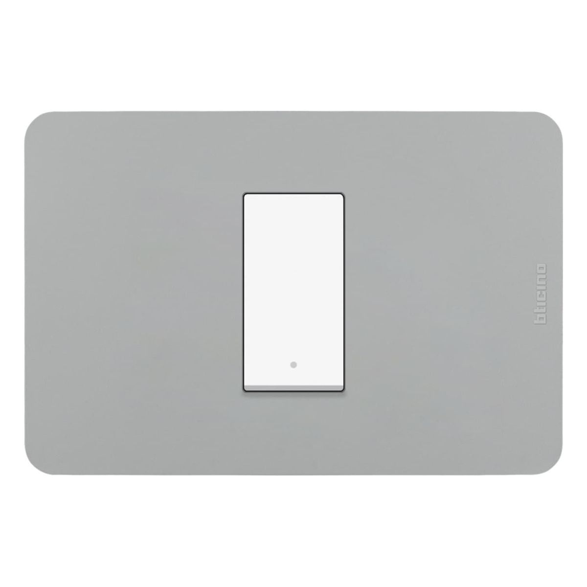 BTICINO - Interruptor Simple Placa Matix GO Gris