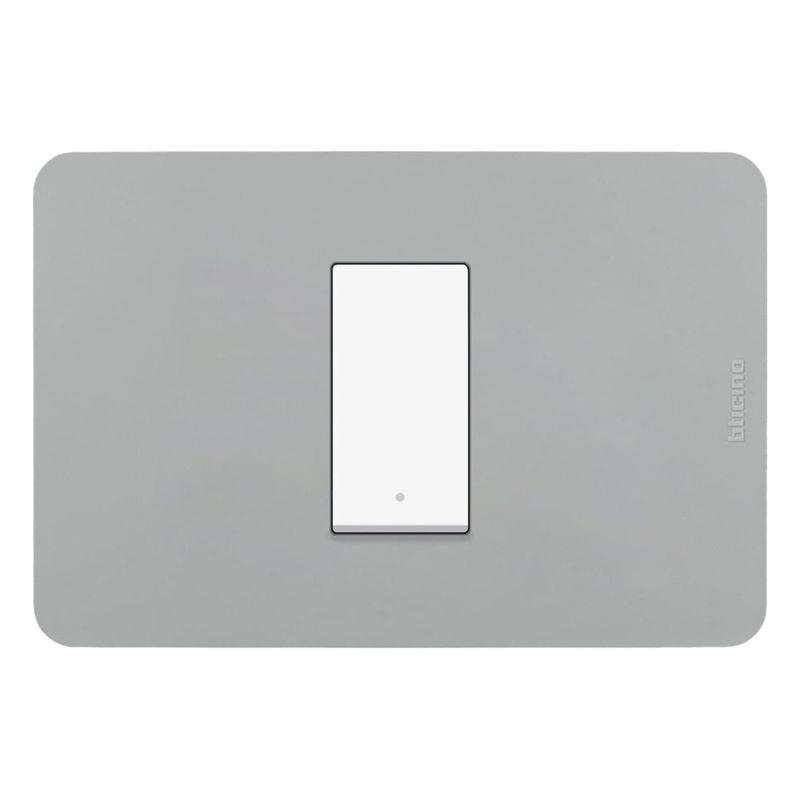 BTICINO - Interruptor Simple Bticino Placa Matix GO Gris