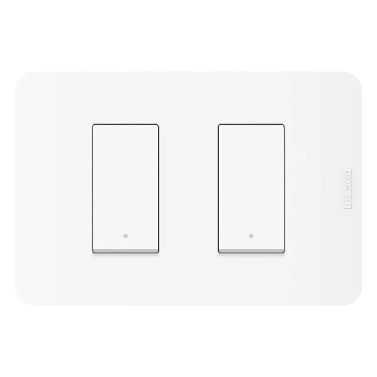 BTICINO - Interruptor Doble Blanco Matix GO Blanco