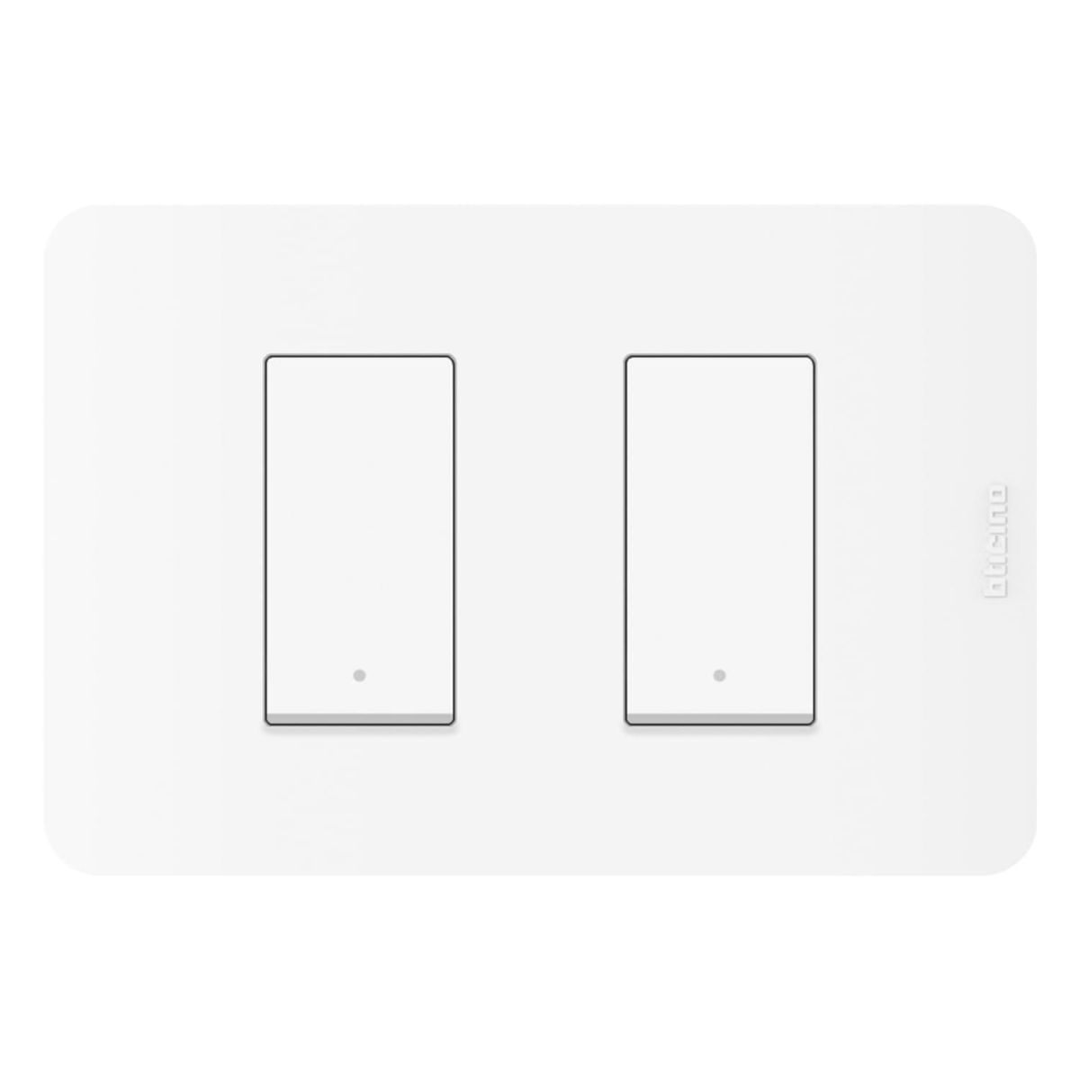 BTICINO - Interruptor Doble Blanco Matix GO Blanco