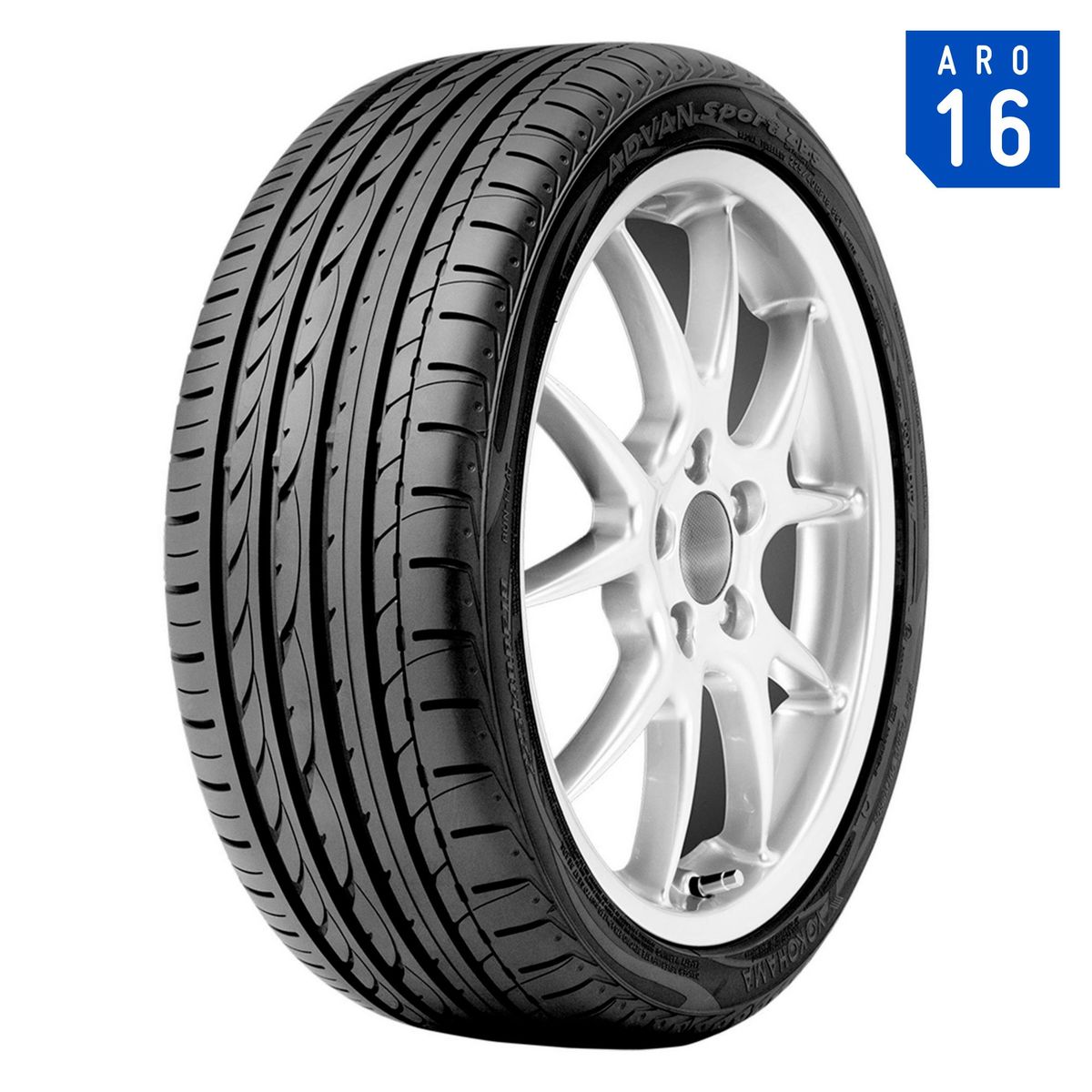 YOKOHAMA - Llanta Yokohama Advan Sport V103S 195/55R16 87V ZPS TL (RUNFLAT)