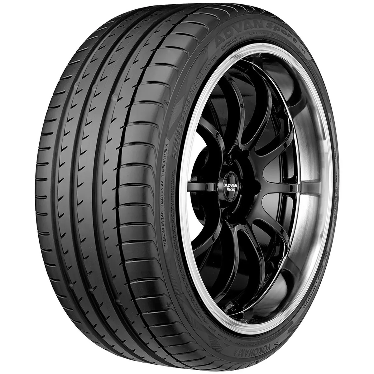 YOKOHAMA - Llanta Yokohama Advan Sport V105 225/40R19 93Y ZPS TL (RUNFLAT)