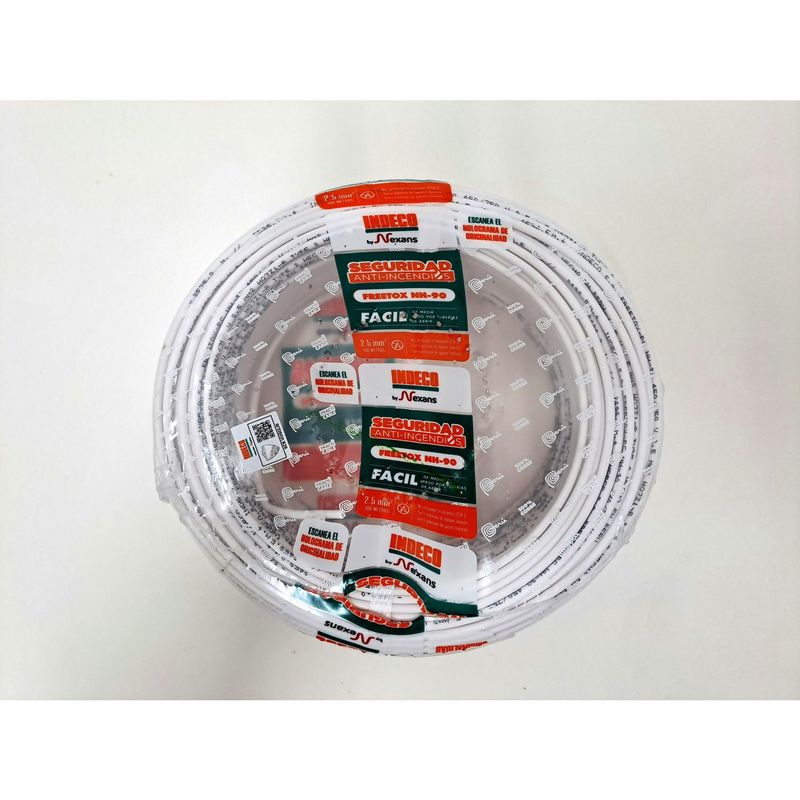 INDECO - Cable Nh90 2.5mm Indeco x 100m Bl