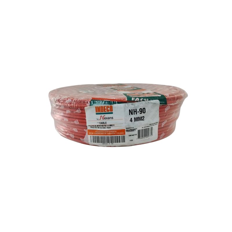 INDECO - Cable Nh90 4mm Indeco x 100m Rj
