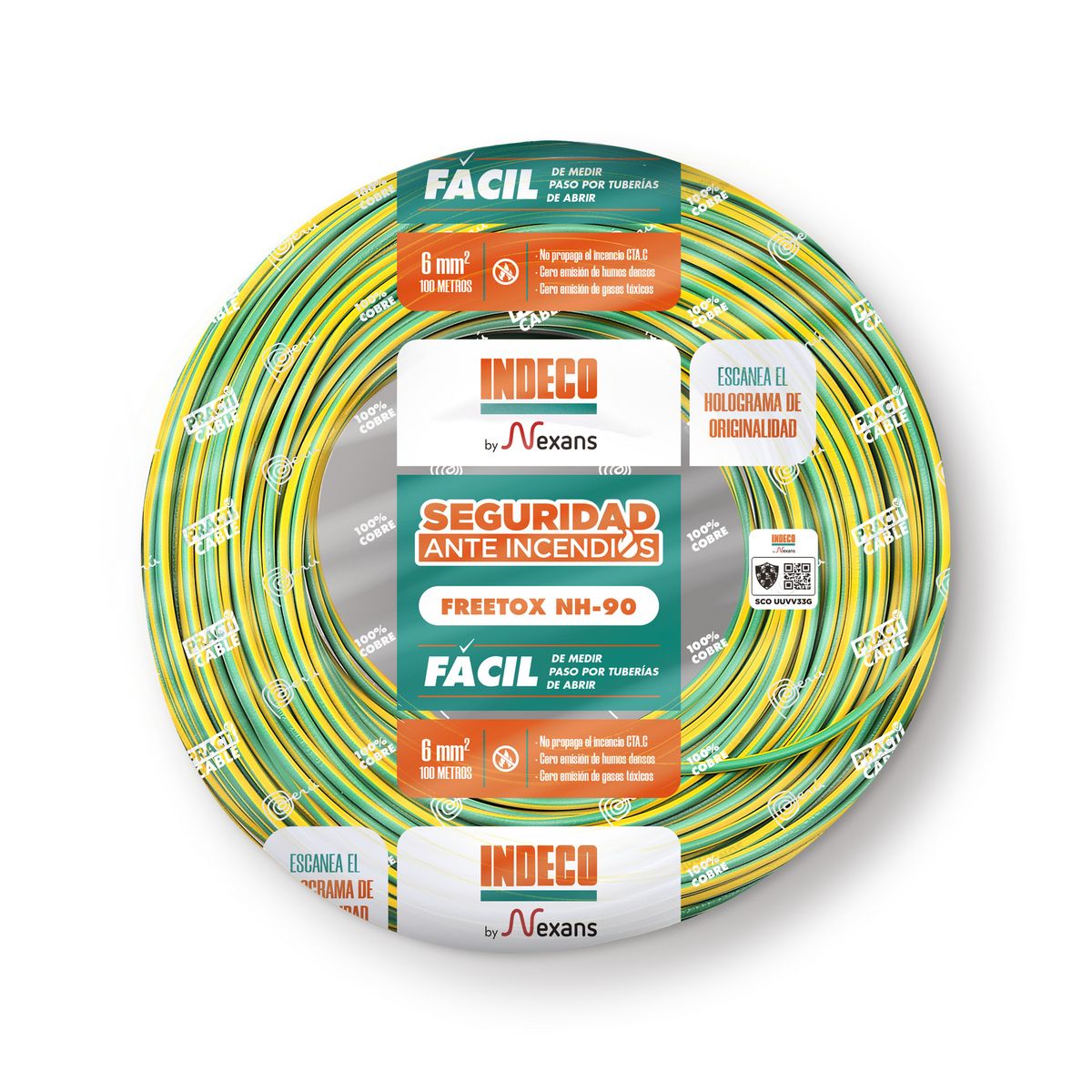 INDECO - Cable Nh90 6mm Indeco x 100m Amvr