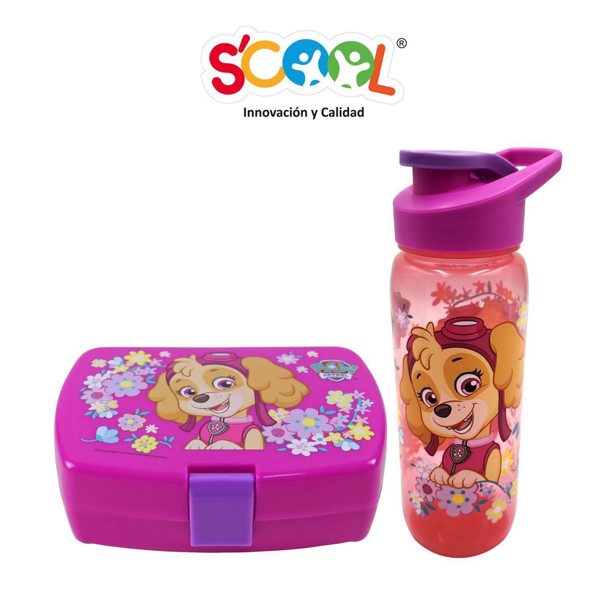 SCOOL - Set Tomatodo 600ml + Táper 600ml Paw Patrol M