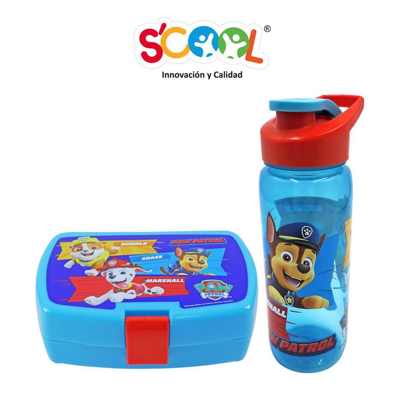 SCOOL - Set Tomatodo 600ml + Táper 600ml Paw Patrol H
