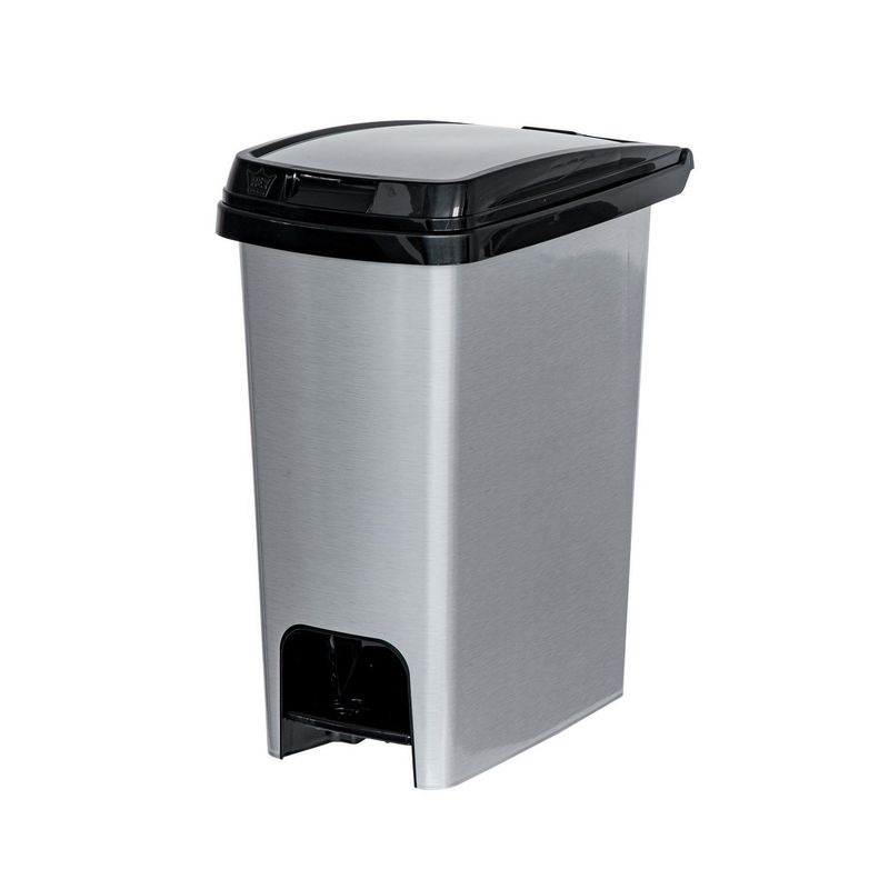 XIMESA - Papelera Polipropileno Ximesa Metalizado 12.5 L