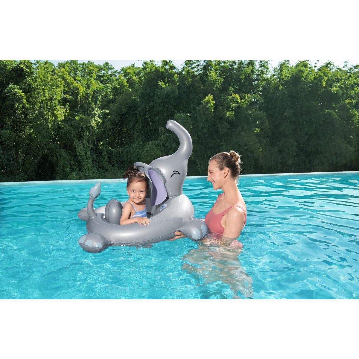 BESTWAY - Flotador para niños con Asiento de Elefante