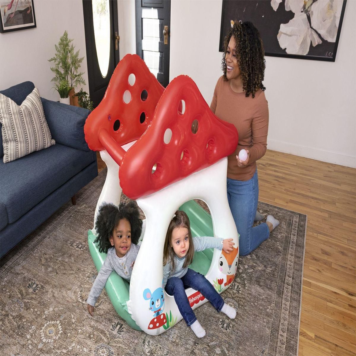 BESTWAY - Casa de Juegos Hongo Feliz 1.07x0.91x1.10m