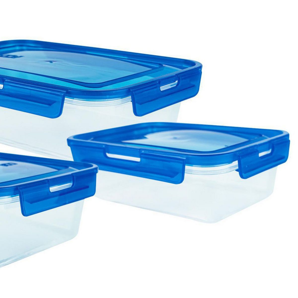 BASA - Combo Set Food Click Rectángular x3 Surtido