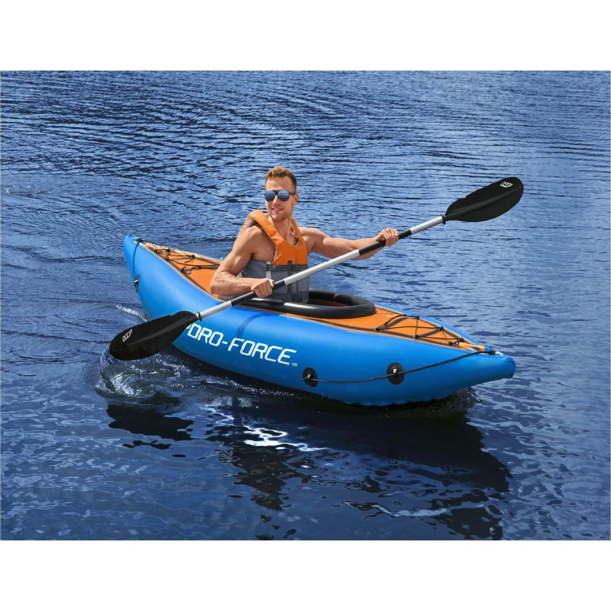 BESTWAY - Remo de Kayak de Aluminio Hydro-Force