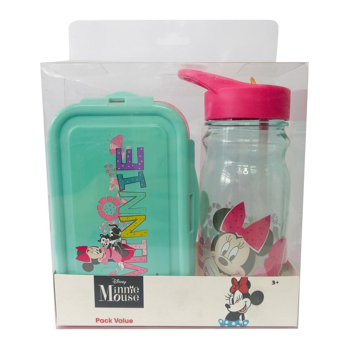 DISNEY - Pack 2 Taper Hermético + Tomatodo Minnie