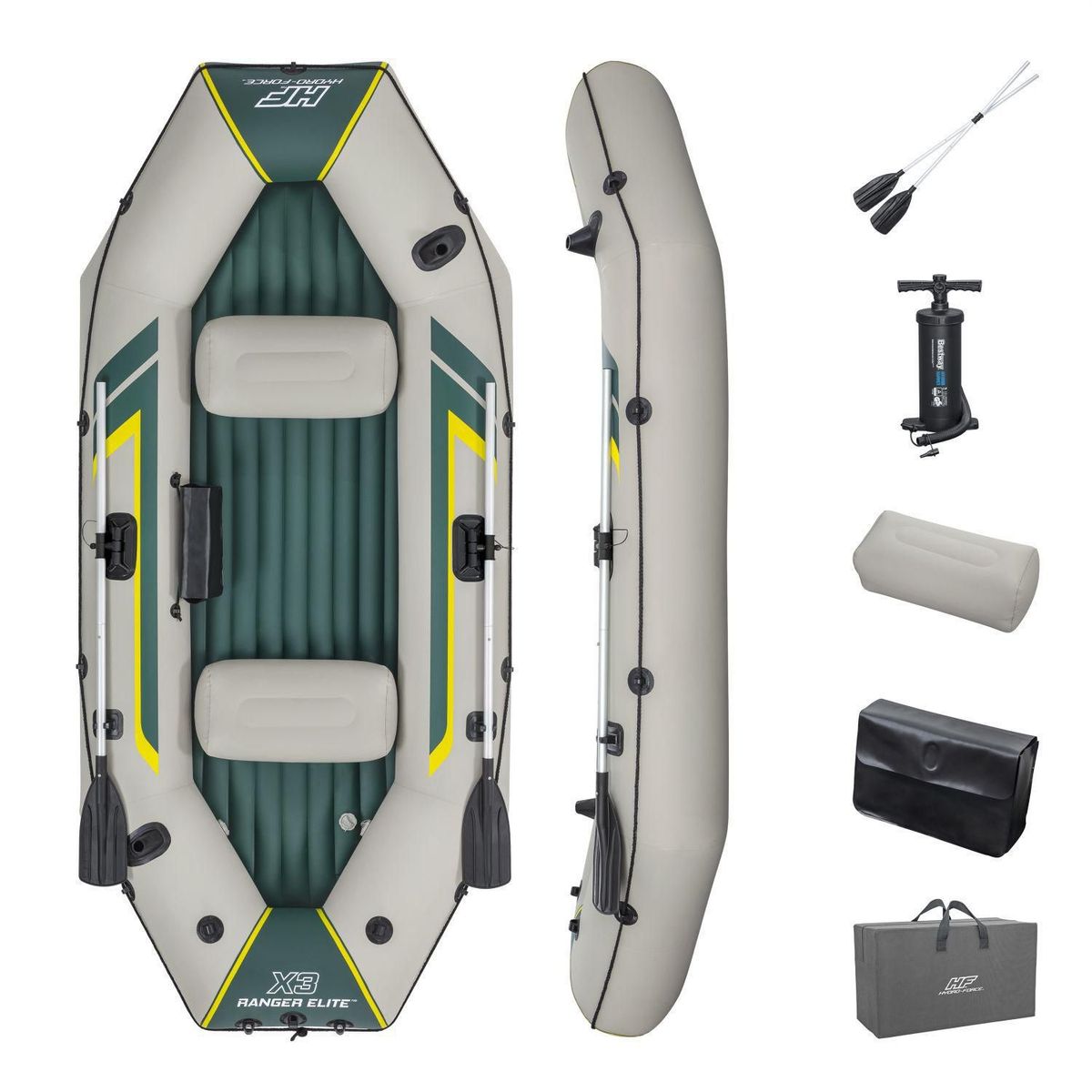BESTWAY - Bote Raft Hydro ForceRanger Elite X3 295x130x46cm