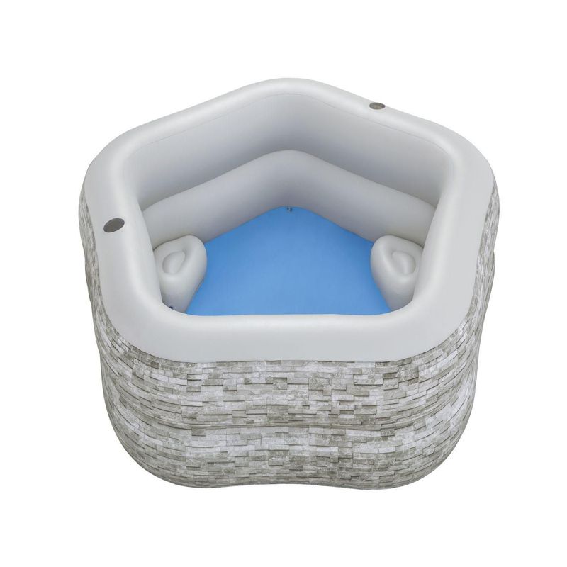 BESTWAY - Piscina Familiar TruPrint Stone 213x206x53cm