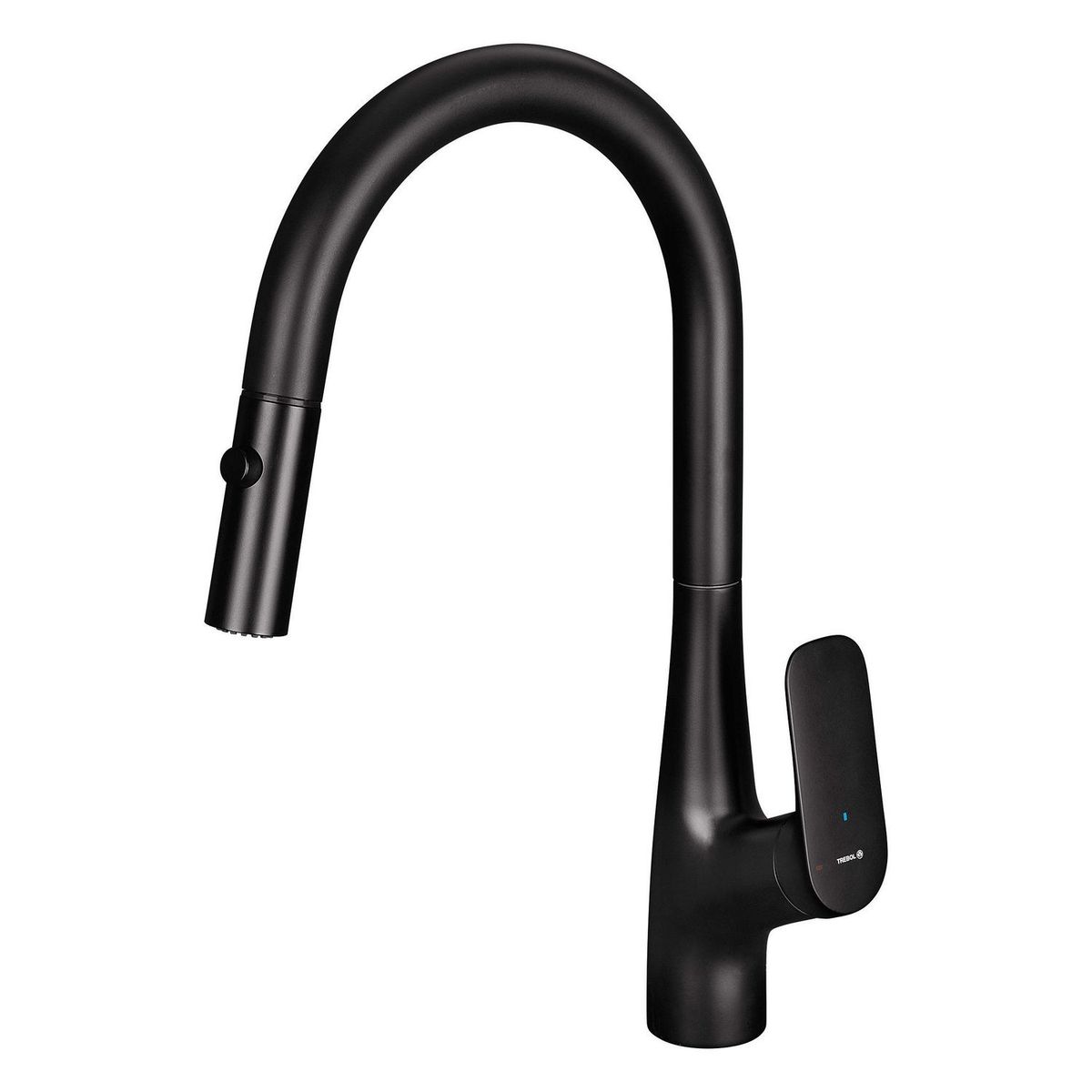 TREBOL - Mezcladora Monocomando Oxford Negra