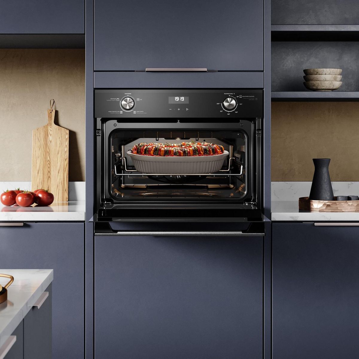 ELECTROLUX - Horno Empotrable Eléctrico Electrolux 50L OE4EH Negro