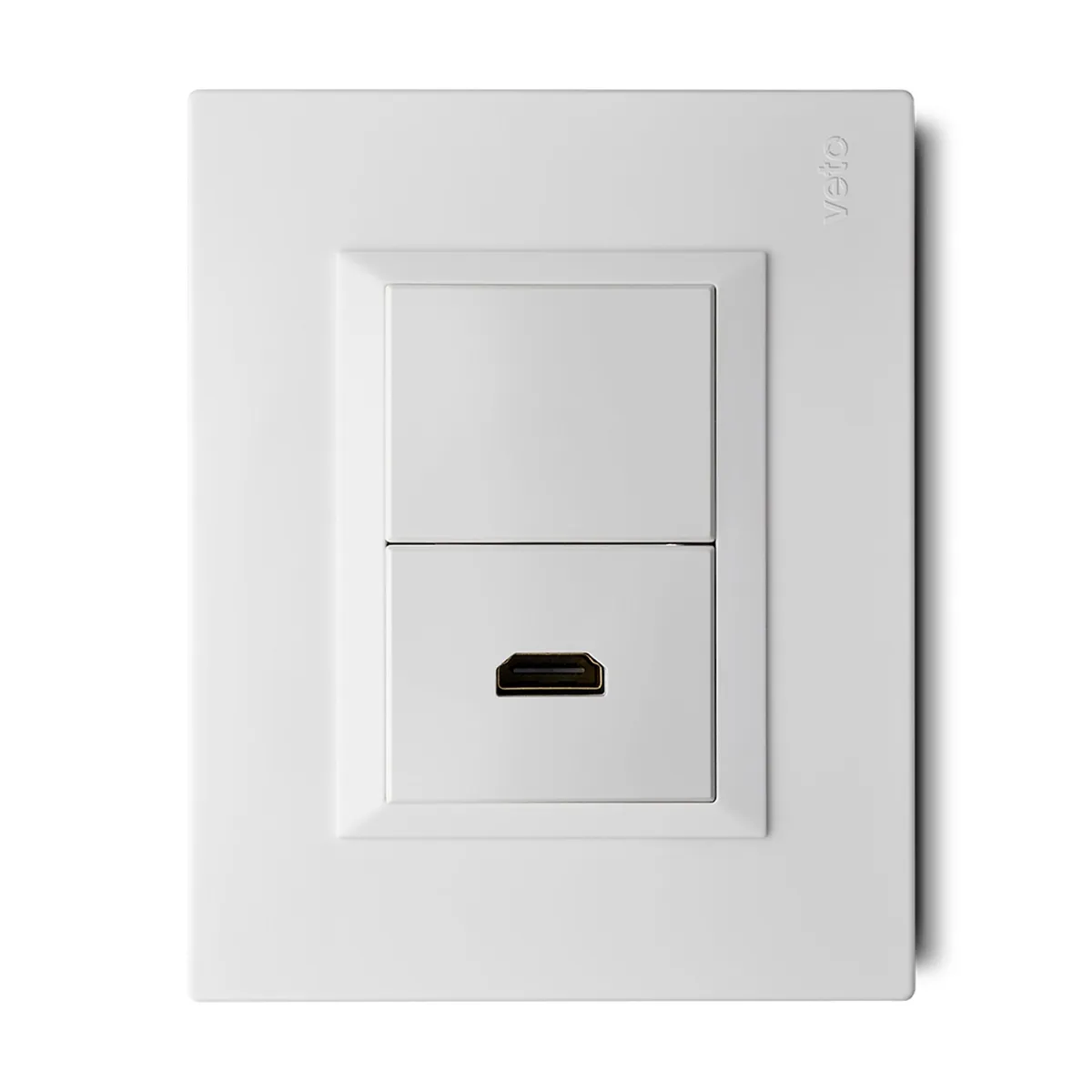 VETO - Toma HDMI Simple Plura Blanco