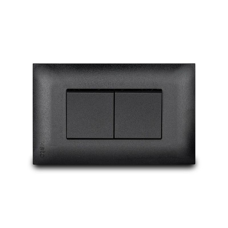 VETO - Conmutador Doble Vive Negro