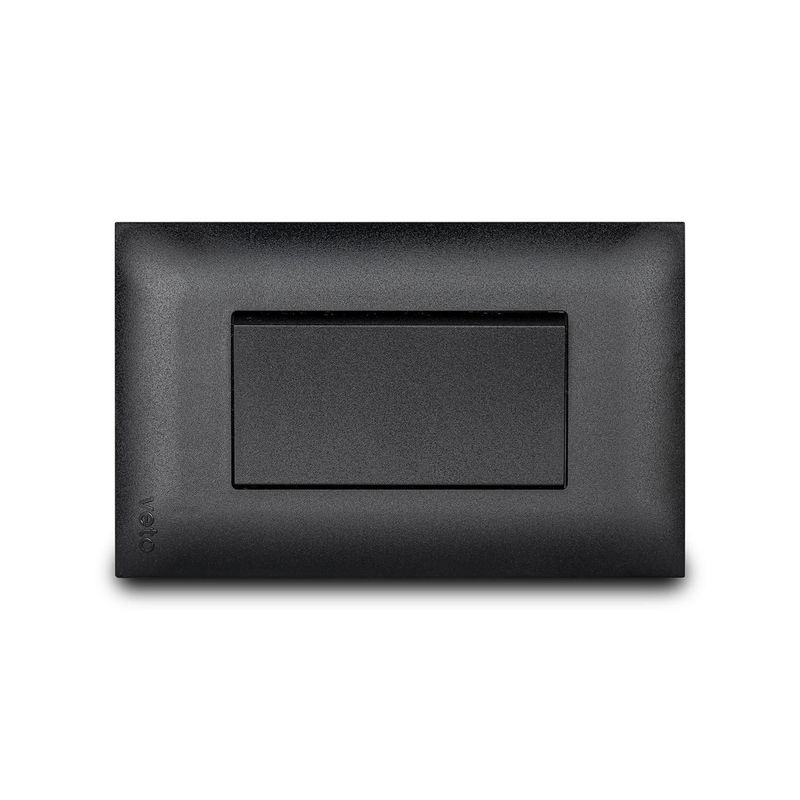 VETO - Conmutador Simple Vive Negro