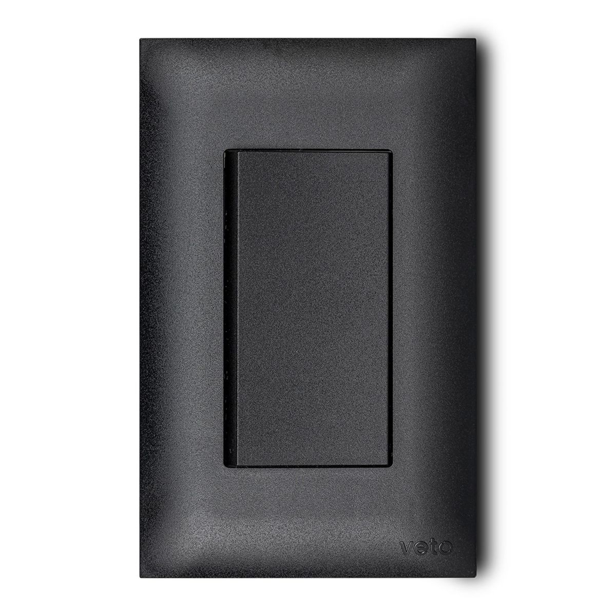 VETO - Conmutador Simple Vive Negro