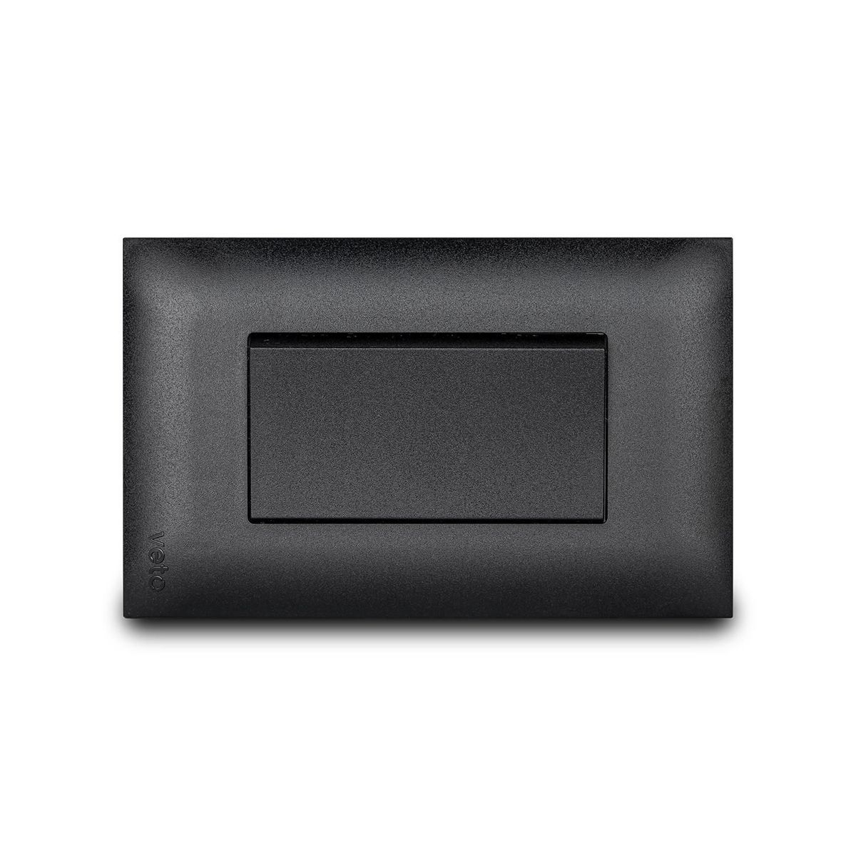 VETO - Interruptor Simple Vive Negro