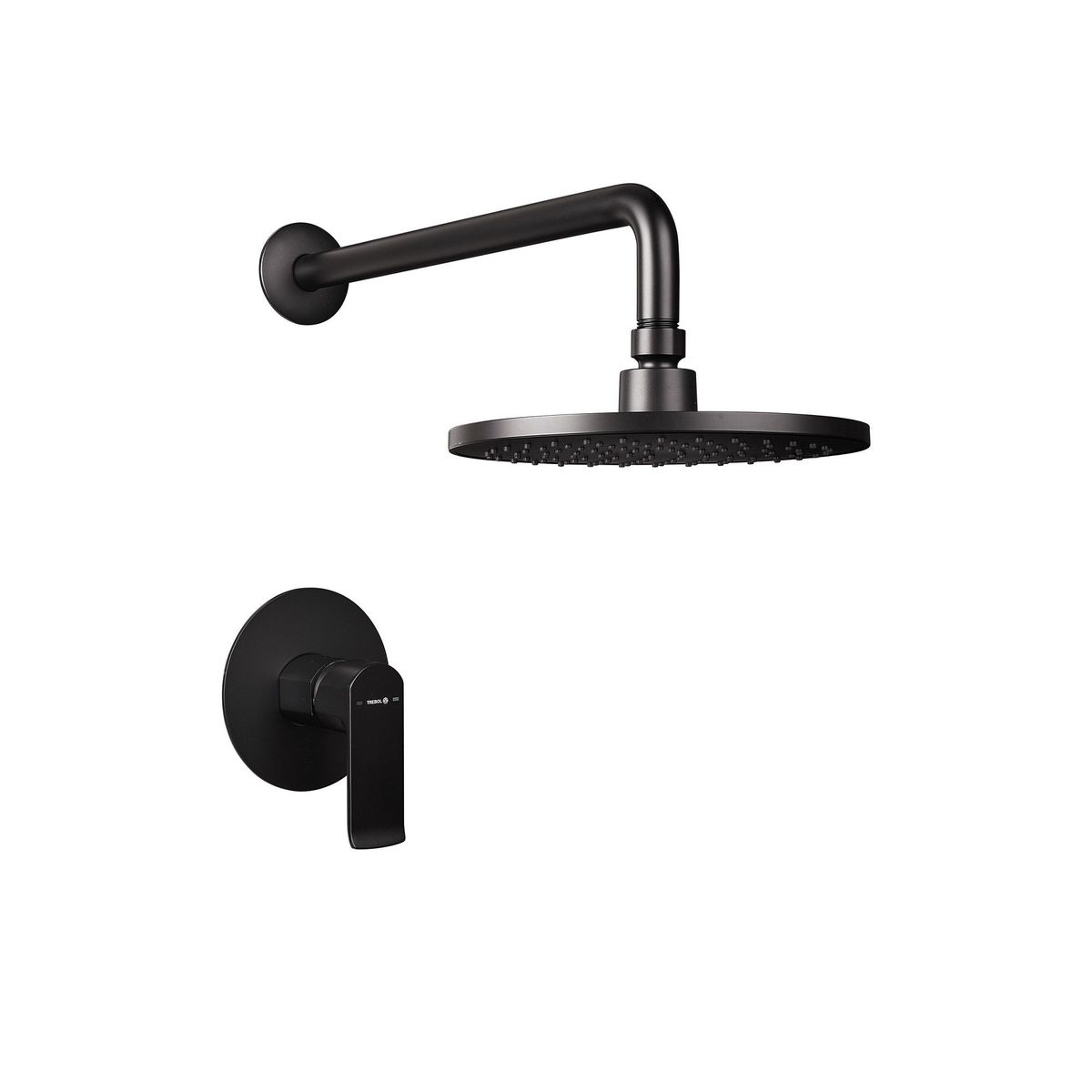 TREBOL - Ducha Mezcladora Monomando Cambria Negro