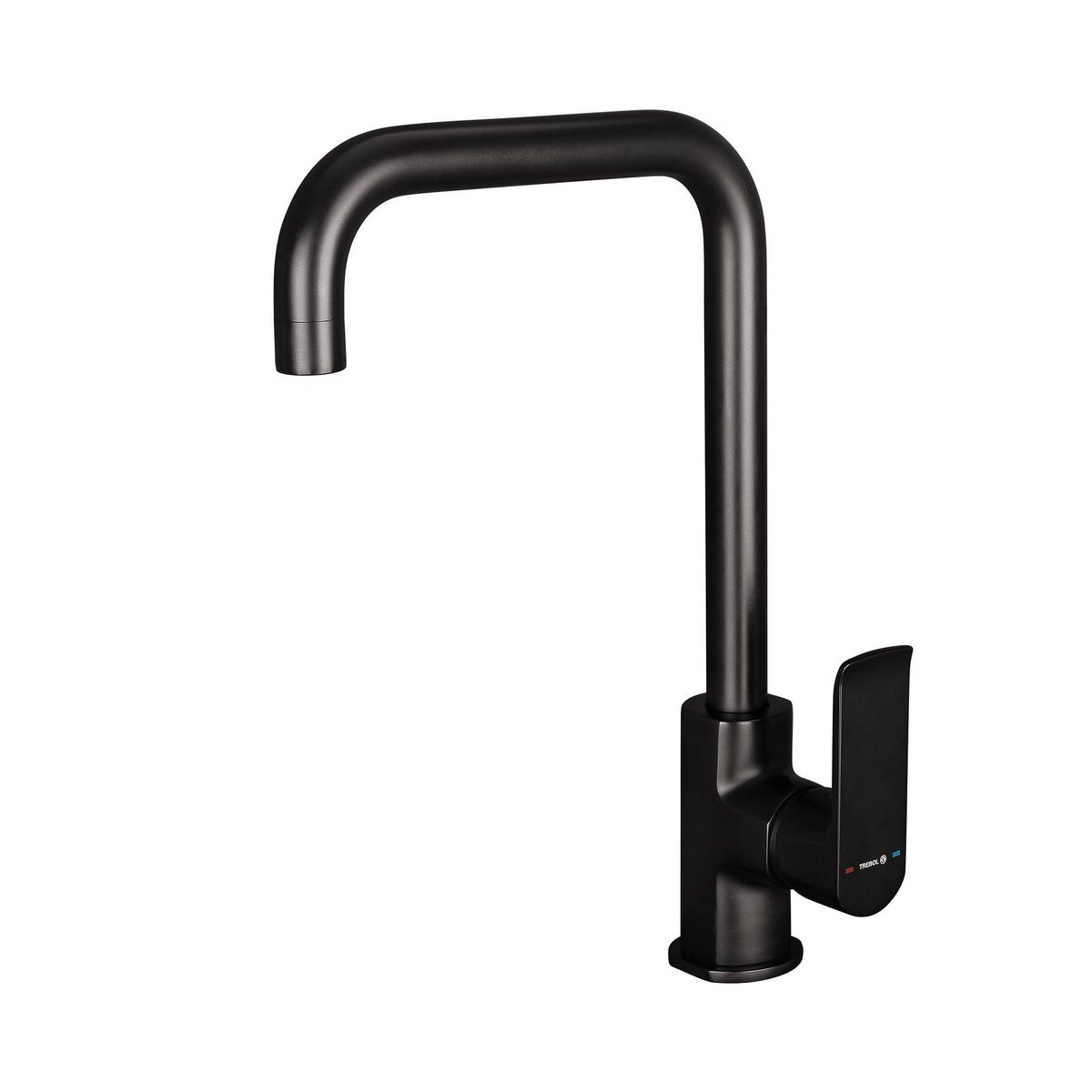 TREBOL - Llave de Lavatorio Mezcladora Monomando Cambria Negro