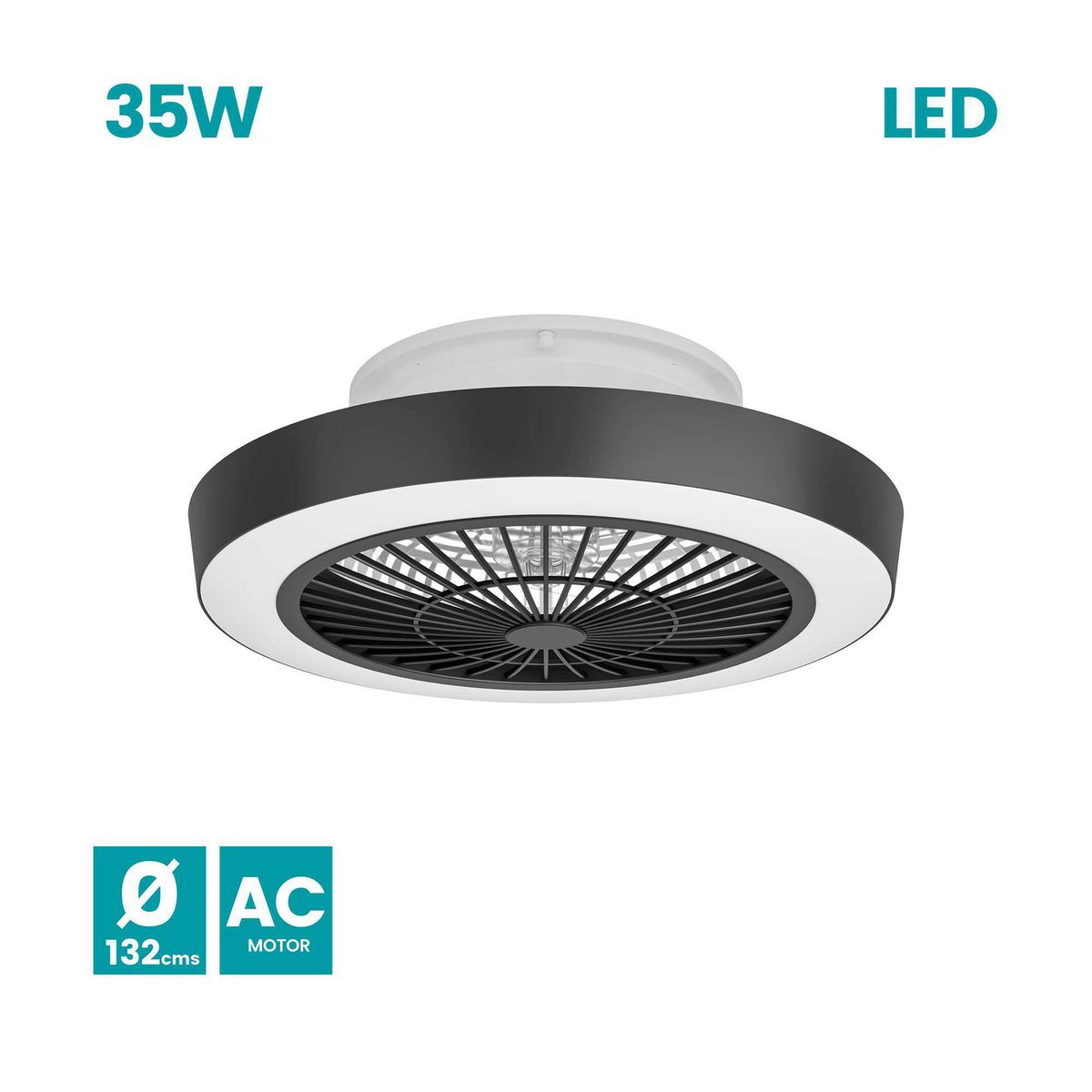 EGLO - Ventilador de Techo Sazan Eglo