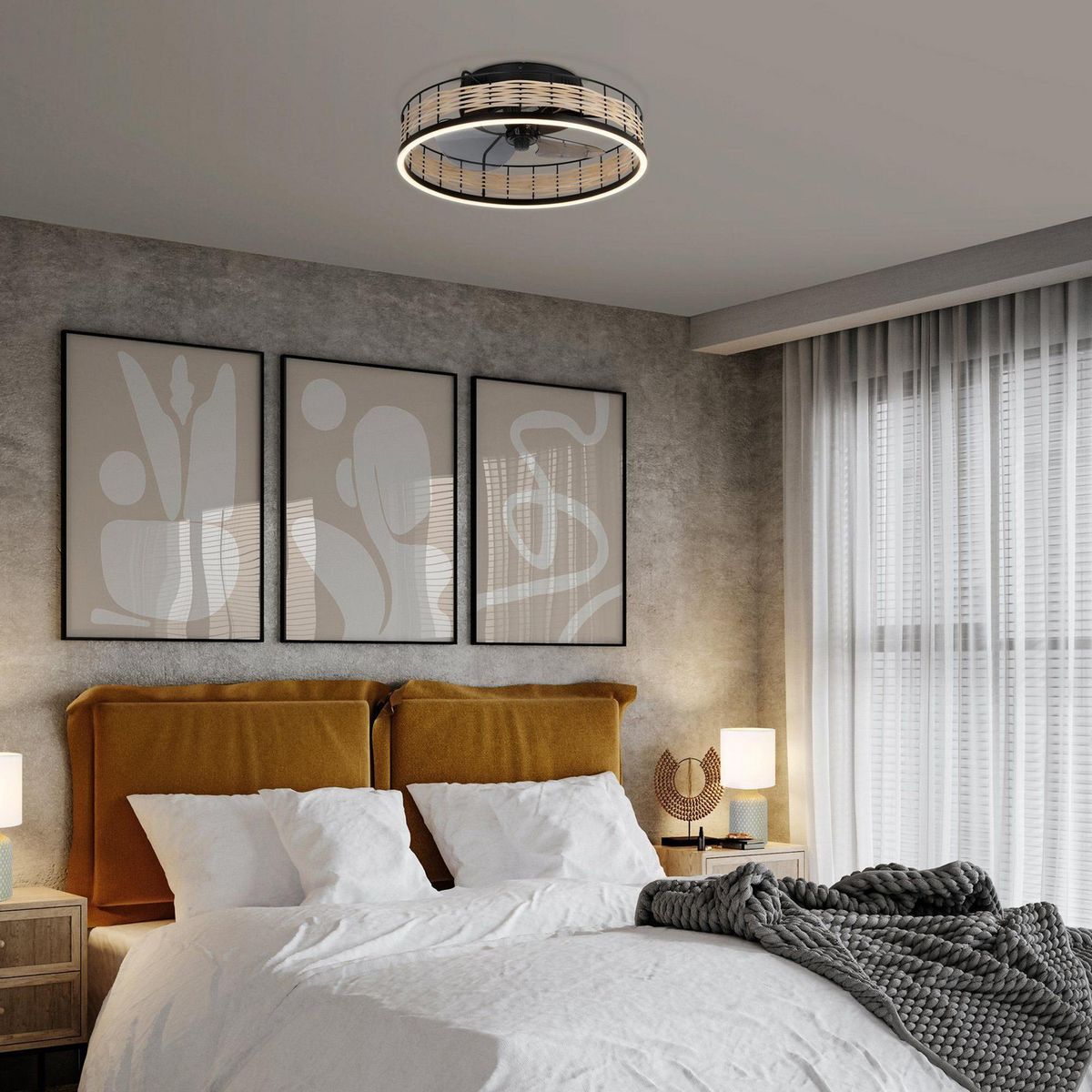 EGLO - Ventilador de Techo Frana Eglo