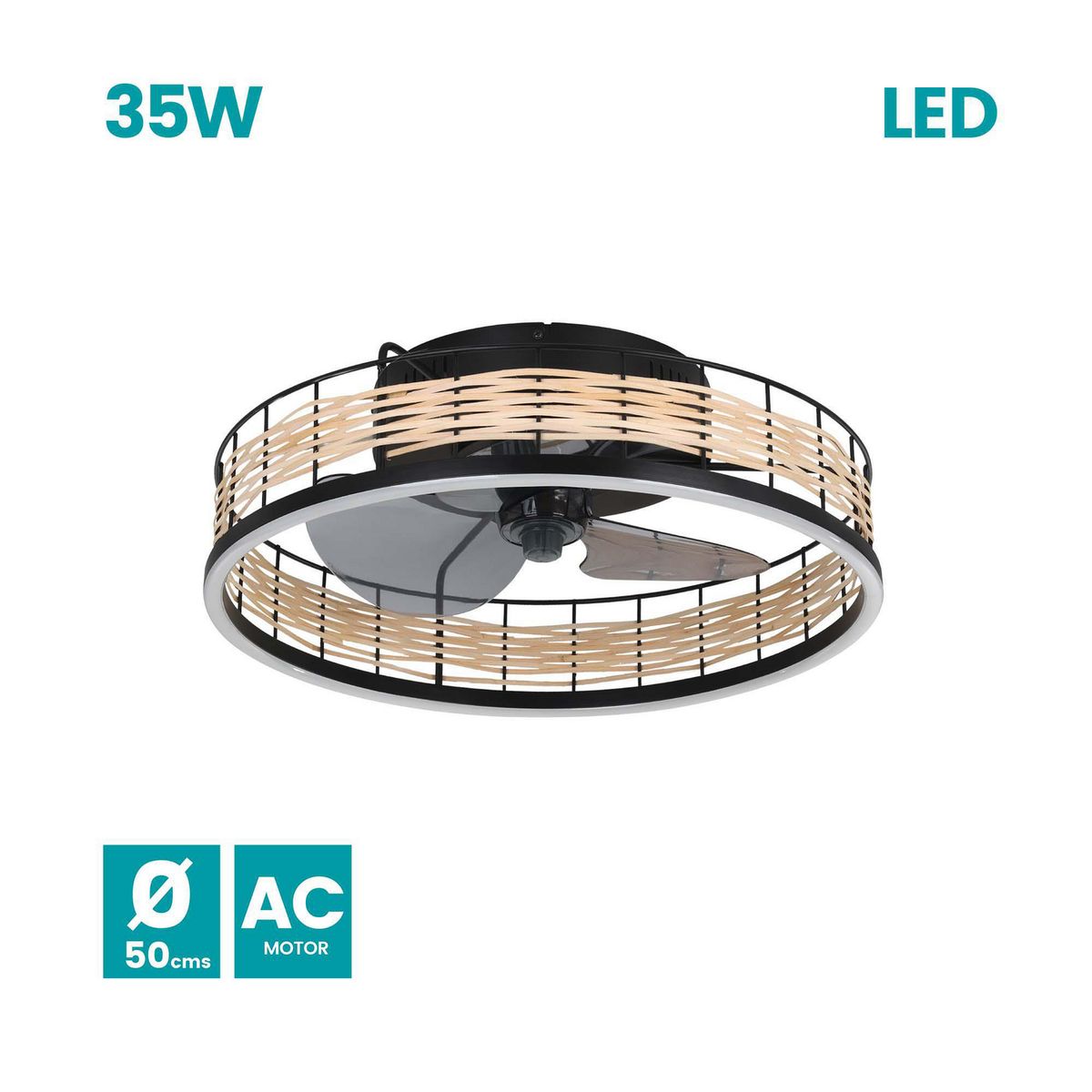 EGLO - Ventilador de Techo Frana Eglo