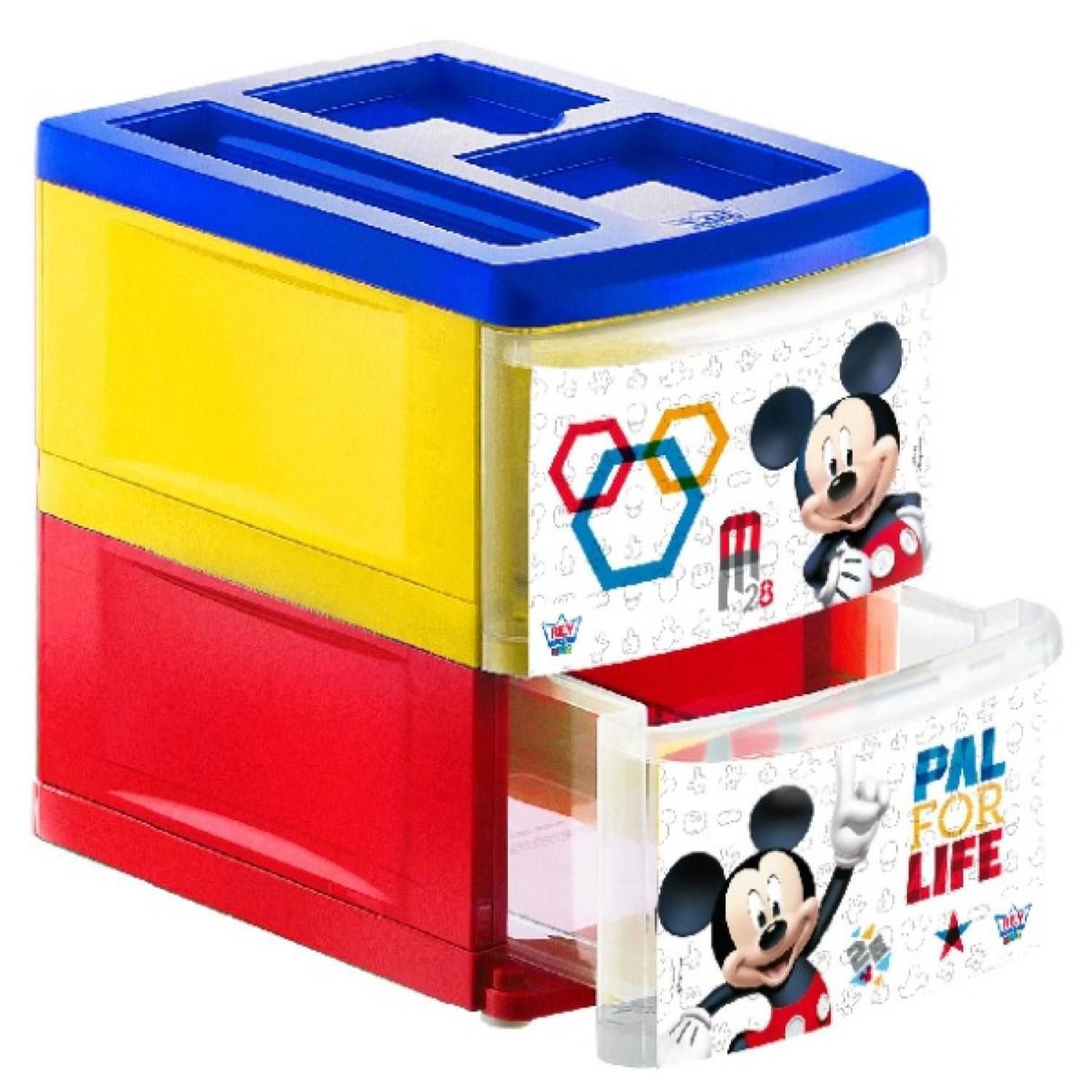 REYPLAST - Organizador de Escritorio Gavetero 2 Niveles Mickey