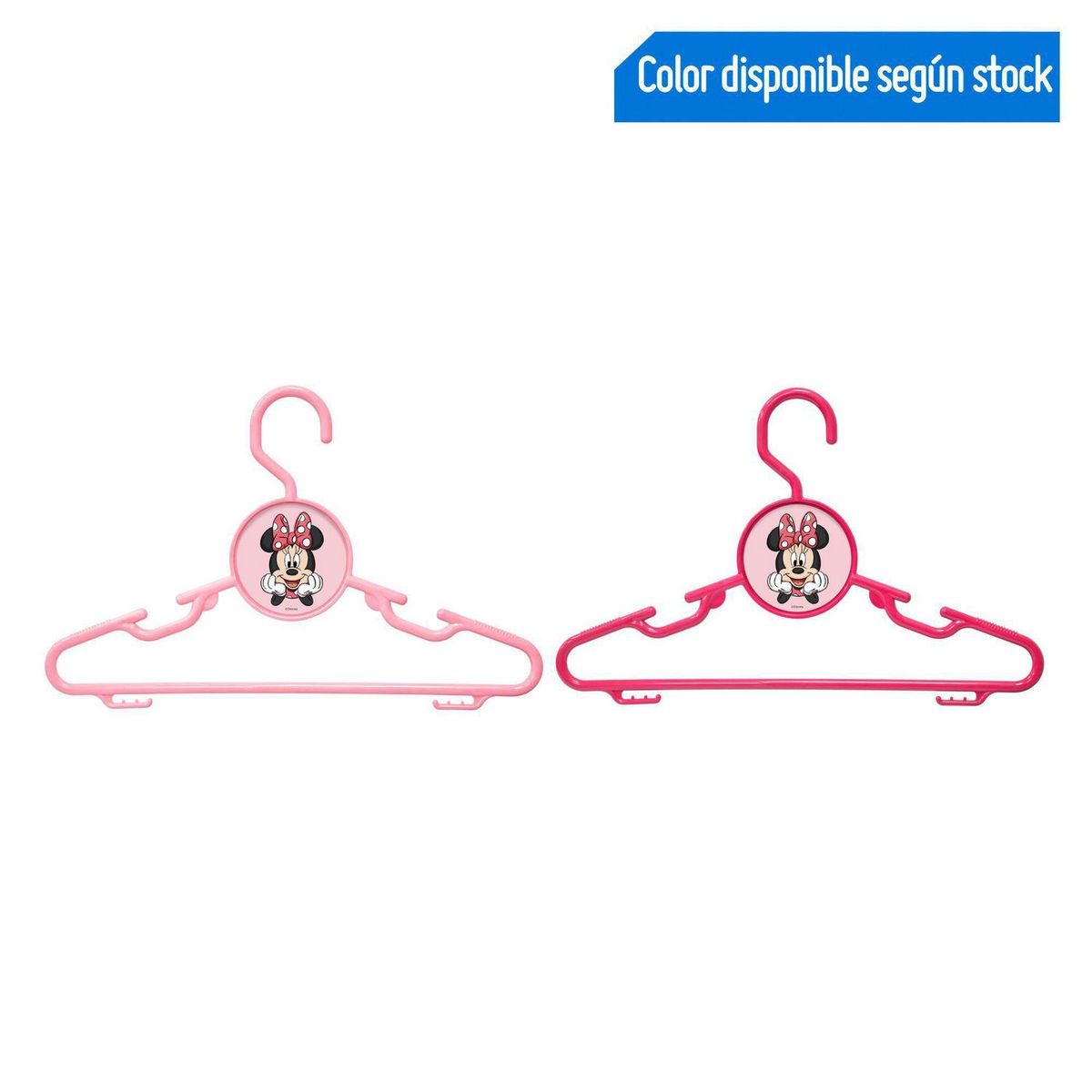REYPLAST - Set 3 Colgador de Ropa Infantil Disney Minnie