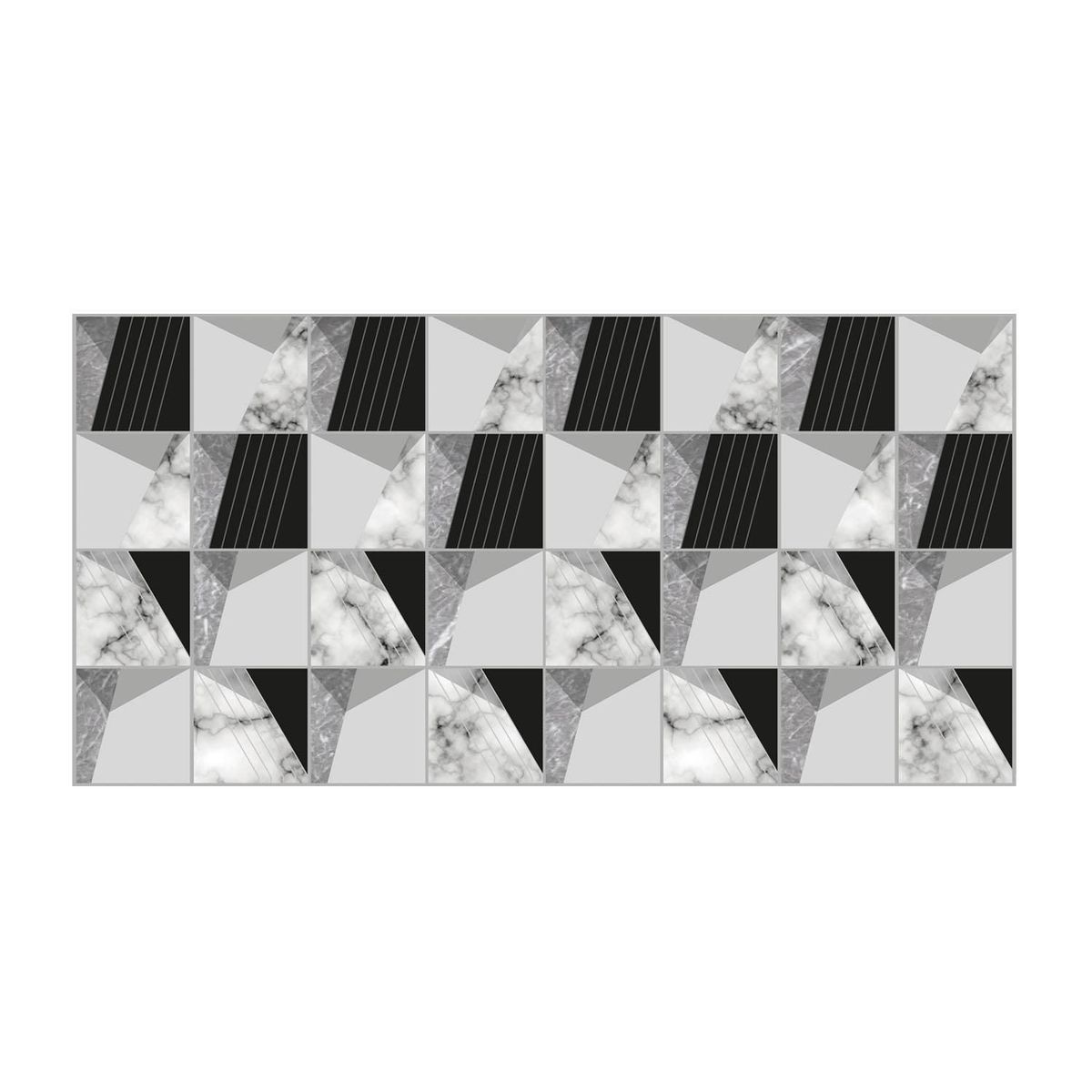 OLIVIA ATRANI - Decorado Geo Blanco 30x60cm